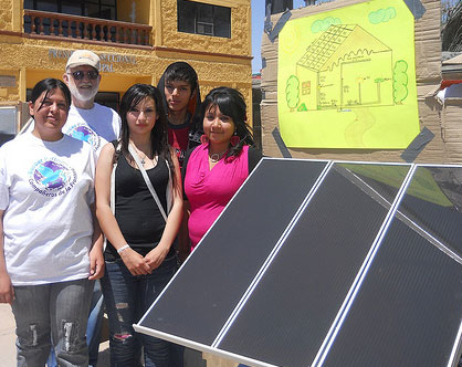 student created solar panels
